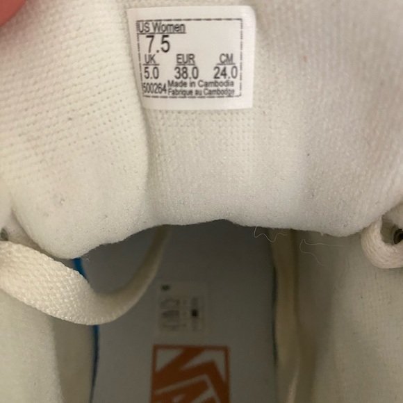 Range Exp Hi V Suede Sherpa Burro Vans NWT SZ. 7.5 - Picture 4 of 4